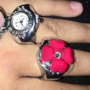 Quartz Girls stretch Finger Rings $12 each